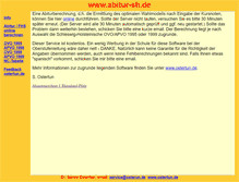 Tablet Screenshot of abitur-sh.de